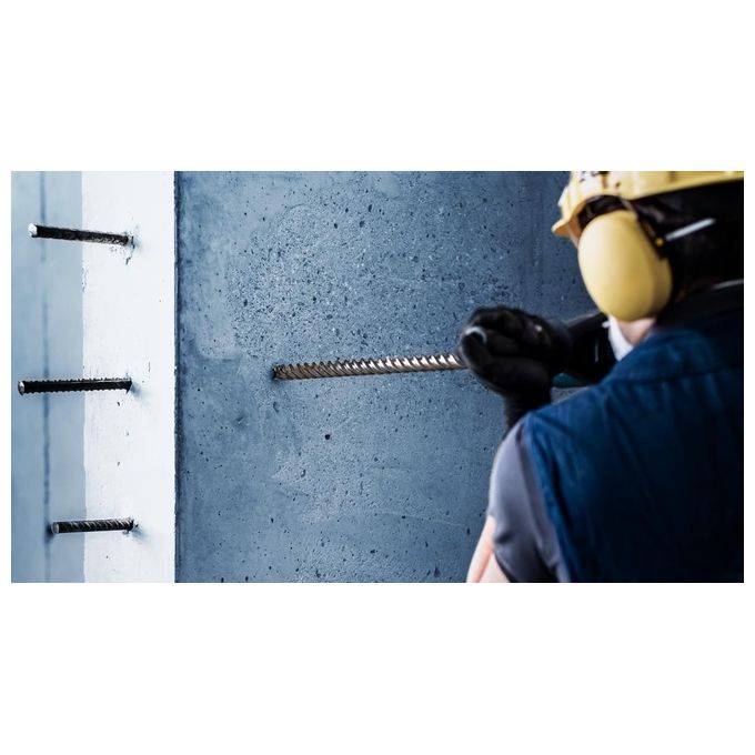 Bosch 2608900255 Expert Punta per Martelli SDS max-8X per Calcestruzzo e Muratura 32 mm 520 mm colore Grigio