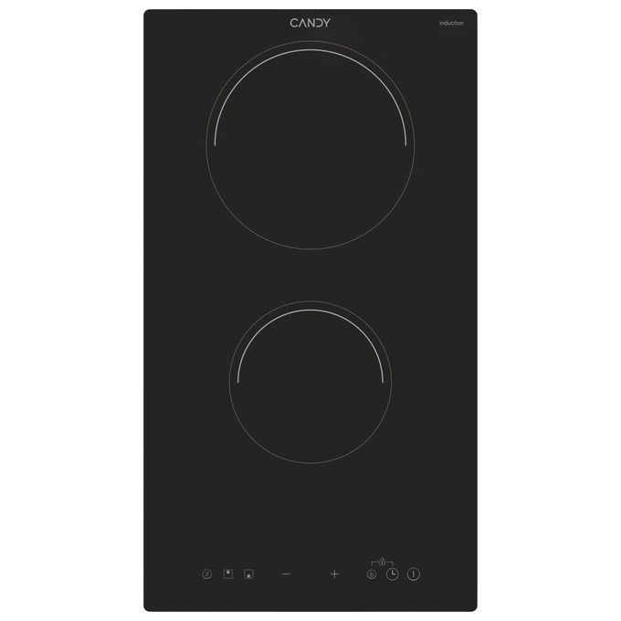 Candy CID30-1 Idea Piano cottura da incasso a induzione 30 cm 2 zone Touch Boost Timer 3500 W colore Nero