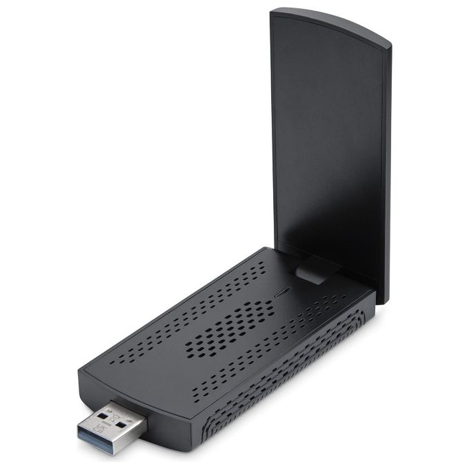 StarTech.com AX54005A-USB-WIFI-6E Chiavetta USB Wi-Fi 6E Tri-Band 2,4 5 6 GHz con Antenna Pieghevole USB 3.0 colore Nero