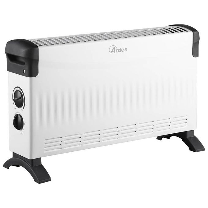 Ardes AR4C06T Kalor T Termoconvettore Turbo 1500 W 2 livelli di potenza Termostato regolabile colore Bianco Nero