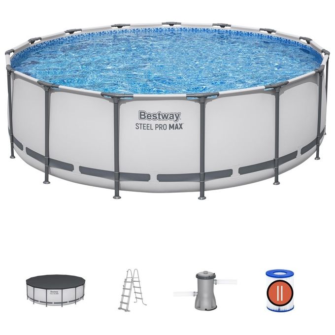 Bestway Piscina Tonde C-Telaio 457 H122 -56438