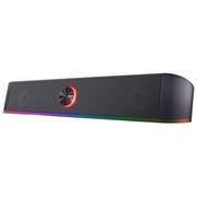 Trust GXT 619 Thorne Soundbar Gaming RGB 2.0 canali 6W Jack AUX 3.5mm Alimentazione USB colore Nero