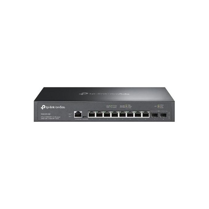 TP-Link SG3210X-M2 Omada Switch Gestito L2+ 8 Porte 2.5G Ethernet 2 Slot SFP+ 10G 80 Gbit-s colore Nero
