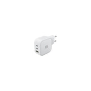 Tucano MA-GAN65P-EU-W Caricabatterie GaN 65W 3 Porte USB-C Power Delivery Quick Charge 3.0 colore Bianco