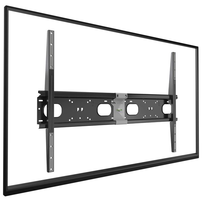 Meliconi EXTRA 900F CG Staffa TV Fissa da Parete 65'' 100'' VESA 900x600 Portata 100 Kg colore Nero