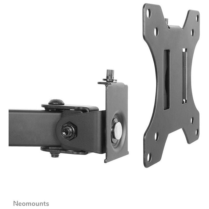 Neomounts FPMA-D550DBLACK Braccio per Monitor Doppio da Scrivania per Schermi 10-32 Pollici VESA 75x75 100x100 mm Regolabile Altezza Profondita' Inclinazione Rotazione Gestione Cavi colore Nero