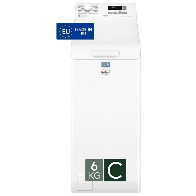 Electrolux SensiCare 600 EW6T526C Lavatrice Carica dall'Alto 6 Kg Classe C Profondita' 60 cm Centrifuga 1151 giri Funzione Vapore