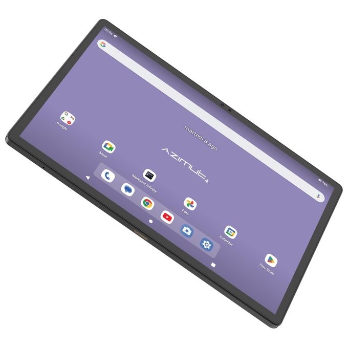 Mediacom M-SP1AZ48 SmartPad Azimut 4 Tablet 10.5'' 8 GB RAM 128 GB 4G LTE Octa Core Android 13 colore Grigio