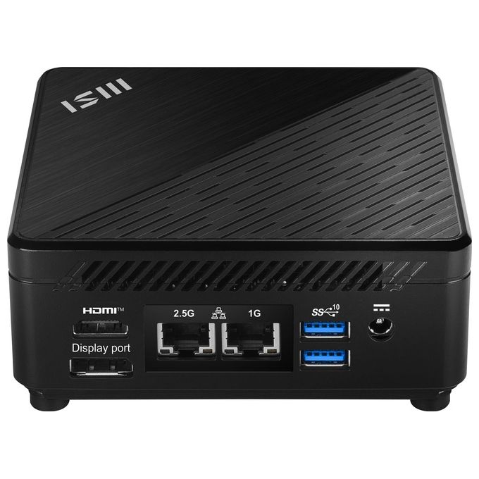 MSI 936-B0A811-038 Cubi 5 12M Mini PC Barebone Intel Core i3-1215U DDR4 64GB Wi-Fi 6E Thunderbolt 4 colore Nero