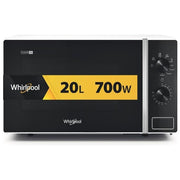 Whirlpool MWP 103 W Cook20 Forno a Microonde con Grill 20 L 700 W Grill al Quarzo 1000 W Controllo Manopola colore Bianco