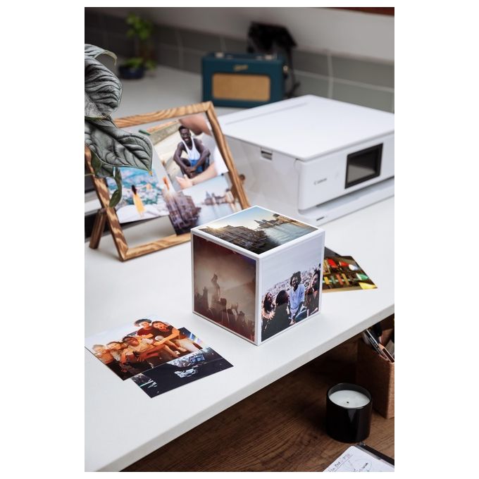 Canon 5225B012 Photo Cube Cartucce d'inchiostro Originali PG-540 Nero CL-541 Colore e Carta Fotografica 5x5 pollici Glossy II 40 fogli colore Nero