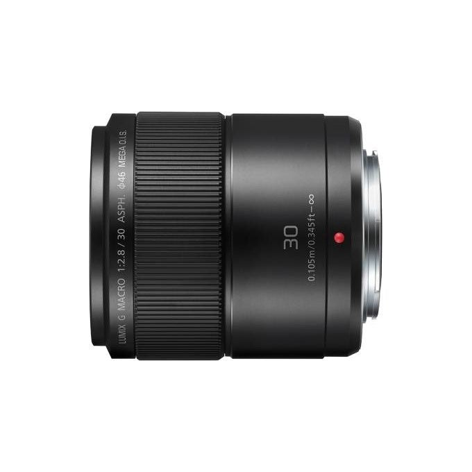 Panasonic H-HS030E Lumix G Obiettivo Macro 30mm-f2.8 Asph. Mega O.i.s. Slr Nero