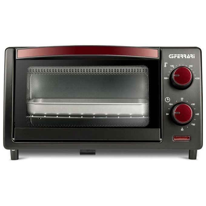 G3 Ferrari G1016900 Il Moro 10 – Fornetto elettrico 10 L, 800 W, termostato 100-230°C, timer 60 min, grill, convezione, colore Nero