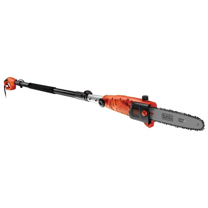 Black+Decker Sega Potatrice A Filo 800W con Barra da 25cm e Asta Regolabile fino a 2,7m per un Giardinaggio Efficiente e Maneggevole