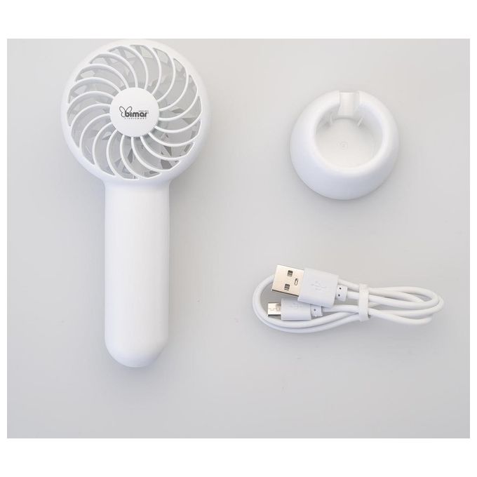Bimar Mini Ventilatore VA50 con 3 Velocita' 5V 1.2 Ah per una Freschezza Ottimale in Spazi Ridotti