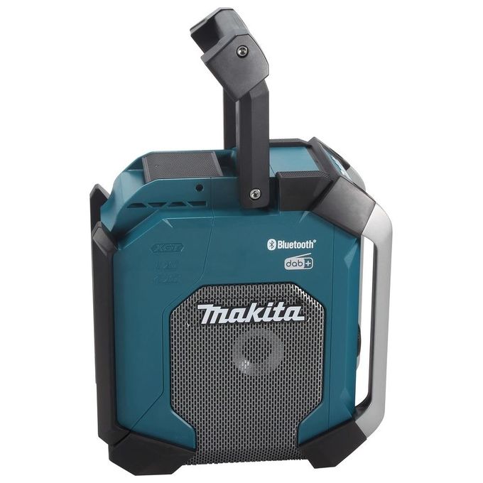 Makita MR007GZ Radio da cantiere Alimentazione 12 40 V max Bluetooth DAB+ IP65 Subwoofer USB per ricarica colore Petrolio