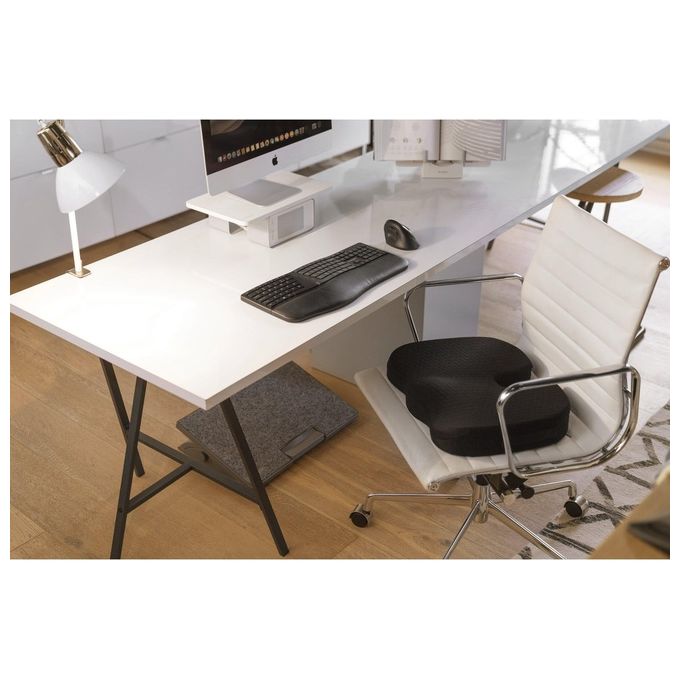 Kensington K75404EU Mouse Pro Fit Ergo wireless 6 pulsanti DPI regolabili 800 1200 1600 connessione wireless 2.4 GHz e Bluetooth colore Nero