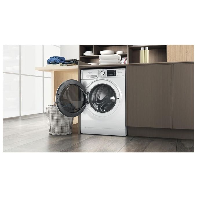 Hotpoint NDB 10736 WA IT Active Lavasciuga Libera Installazione 10-7 Kg 1400 rpm Classe D Inverter (85x59,5x60,5 cm) colore Bianco