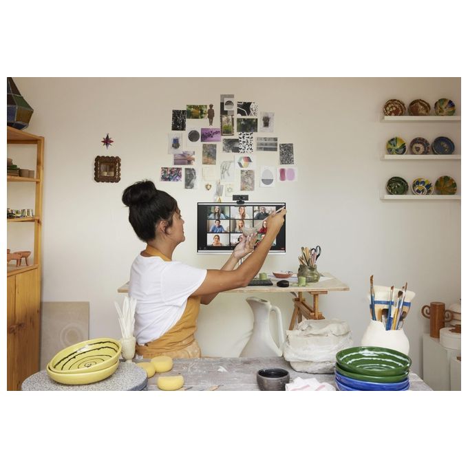 HP 692S8AA 350 Tastiera Compatta Wireless Bluetooth 5.2 Multi-dispositivo Layout Italiano Autonomia 2 anni colore Nero