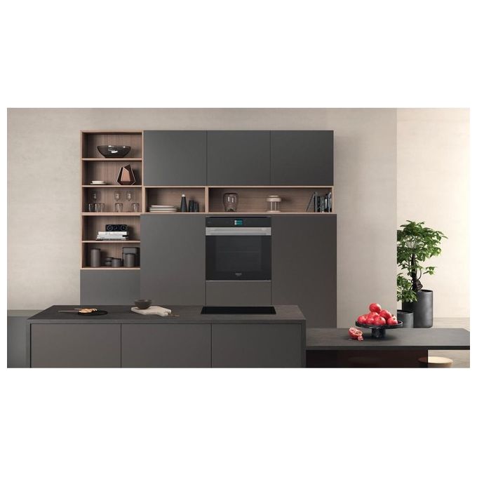 Hotpoint FI9 P8P2 SH IX HA Forno da incasso Elettrico Multifunzione 73 L Classe A+ Ventilato Wi-Fi Touch (60x56x60 cm) colore Grigio