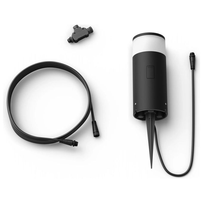 Philips Lighting Hue White And Color Calla Palo da Esterno Estensione Integrata 8W Nero