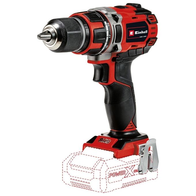 Einhell 4513887 TP-CD 18-50 Li BL Trapano Avvitatore a Batteria Motore Brushless 2 Velocita' 19 Regolazioni Coppia Mandrino Autoserrante 13 mm Luce LED Integrata colore Nero