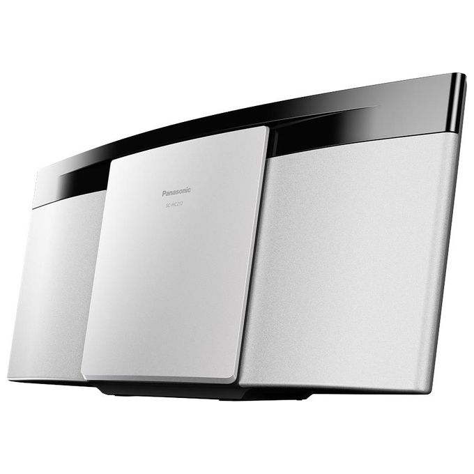 Panasonic SC-HC212EGW Stereo Micro con CD Fm Bluetooth 20W Bianco