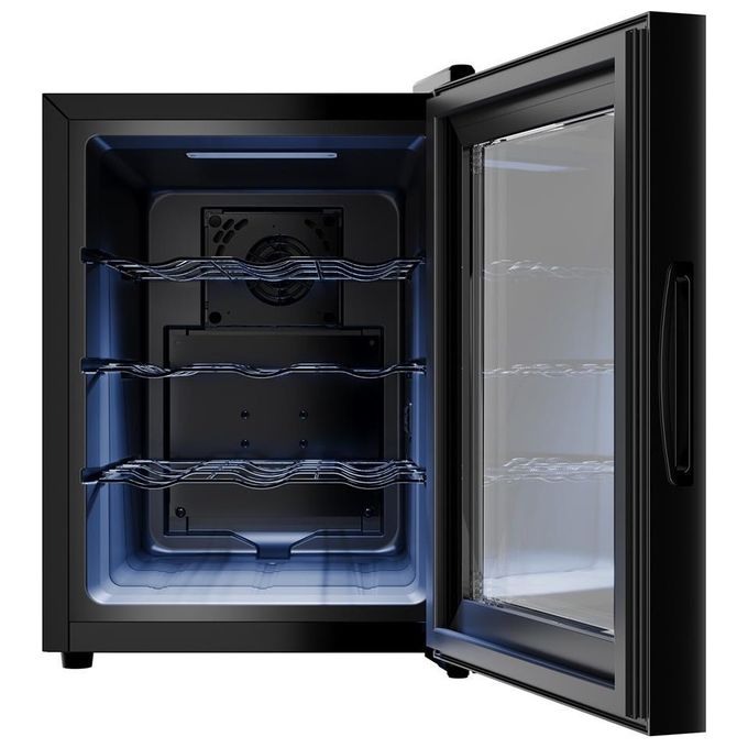 Tristar WR-7511 Grand Saignée Cantinetta Termoelettrica 12 Bottiglie 4 Ripiani Touch 25 dB Classe F colore Nero