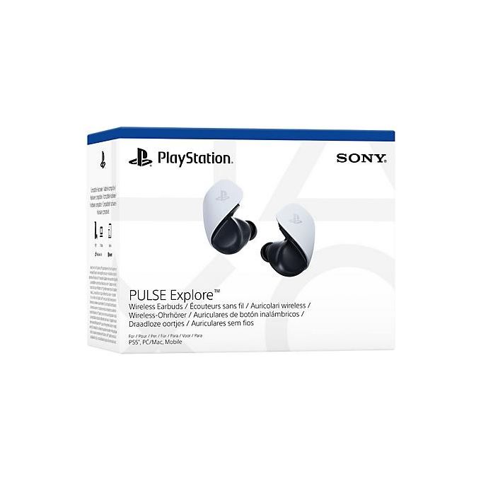 Sony PULSE EXPLORE Auricolari Gaming True Wireless Bluetooth PlayStation Link driver planari microfono AI colore Nero Bianco