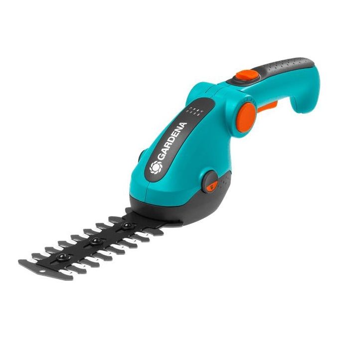 Gardena 9888-20 ComfortCut Li Kit Cesoie Erba e Arbusti a Batteria 3,6 V 3 Ah Ioni di Litio 8 cm colore Turchese