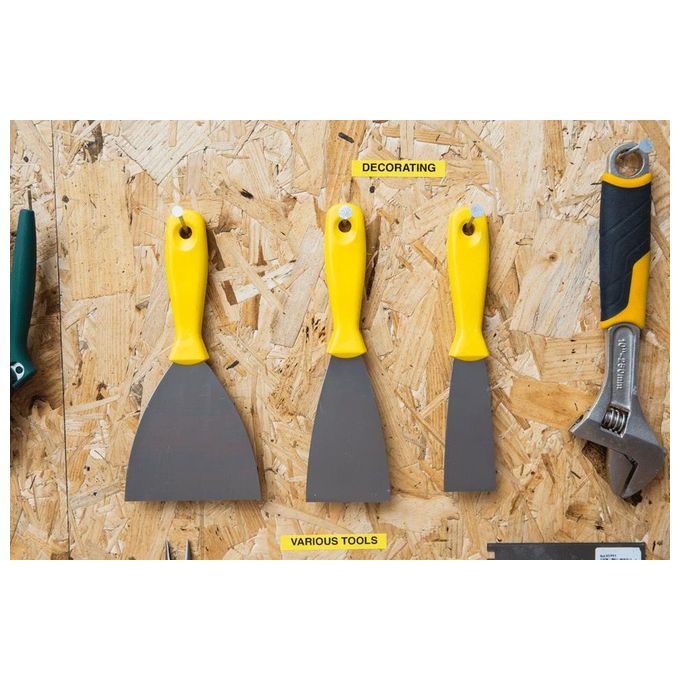 Brother Nastro 12mm Nera Giallo Adesico Resistente