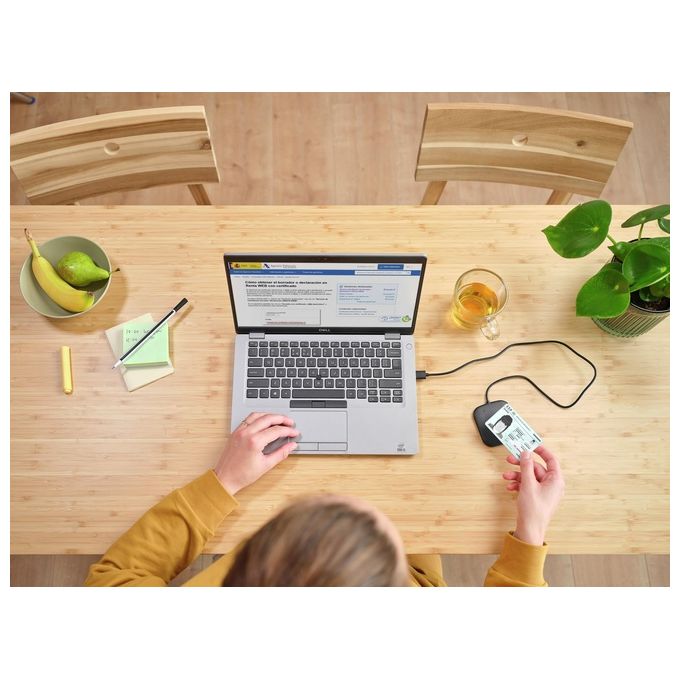 Trust 24736 Ceto Lettore Smart Card Contactless NFC USB 2.0 CIE DNI 3.0 ISO 14443 Plug and Play colore Nero