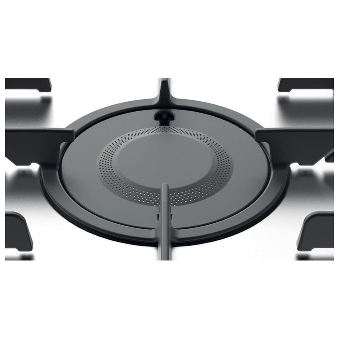 Hotpoint Ariston FTGHL 751 D-IX-HA Piano Cottura a Gas 5 Zone Griglie in Ghisa 75 cm Acciaio Inox