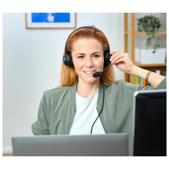 Trust Computer Hs-260 Usb-Enc Cuffie per Pc