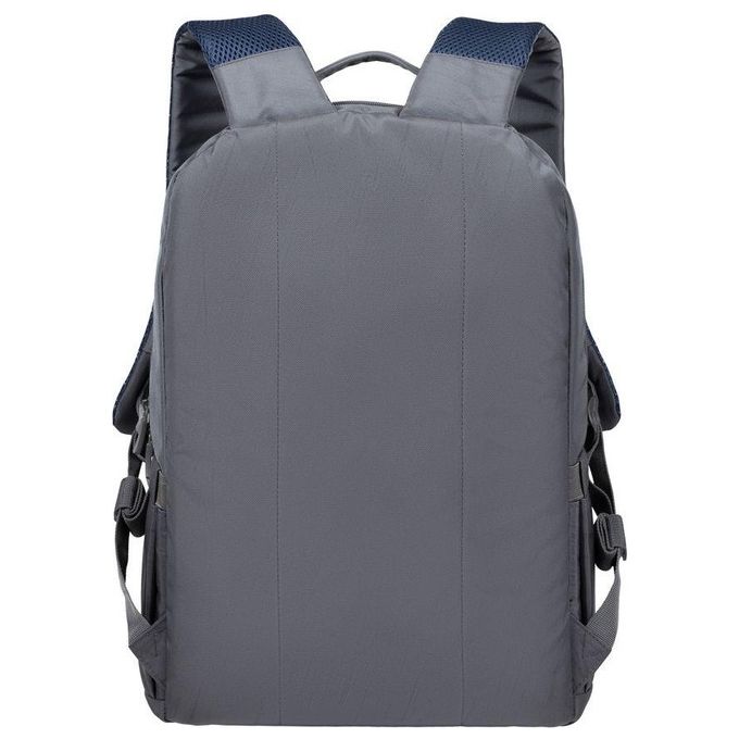 Rivacase 7561 Alpendorf Zaino per Laptop 16'' Scomparto Imbottito Tasche Organizzate Materiale Riciclato RPET colore Grigio