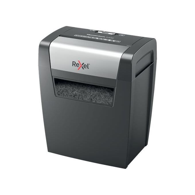 Rexel Momentum x406 Documenti Particle-Cut Shredding Blu-Grigio