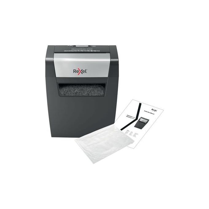 Rexel Momentum x406 Documenti Particle-Cut Shredding Blu-Grigio