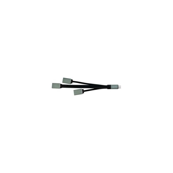 Ednet Hub Usb Tipo C a Coda con 2 Porte Usb 2.0 e 1 Porta Usb 3.0