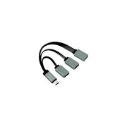 Ednet Hub Usb Tipo C a Coda con 2 Porte Usb 2.0 e 1 Porta Usb 3.0