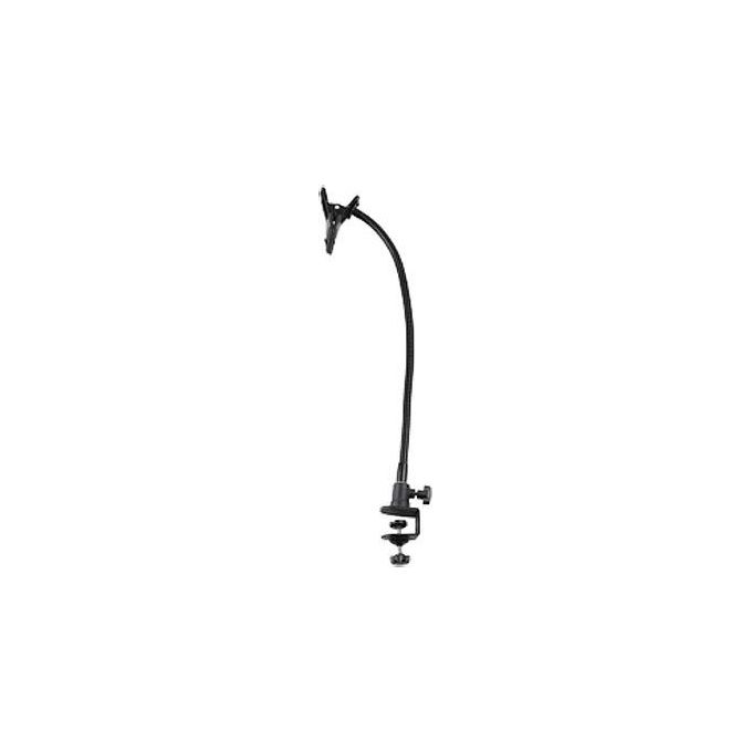 Walimex 16783 Collo di Cigno con Morsetto e Clip per Studio Lunghezza 53 cm Apertura Morsetto 5 cm Attacco 1-4 e 3-8 di Pollice colore Nero