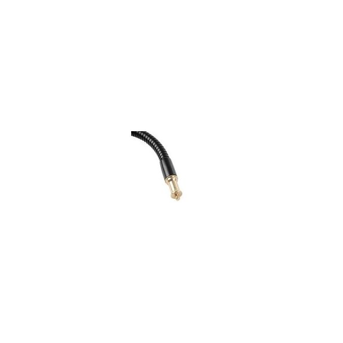 Walimex 16783 Collo di Cigno con Morsetto e Clip per Studio Lunghezza 53 cm Apertura Morsetto 5 cm Attacco 1-4 e 3-8 di Pollice colore Nero