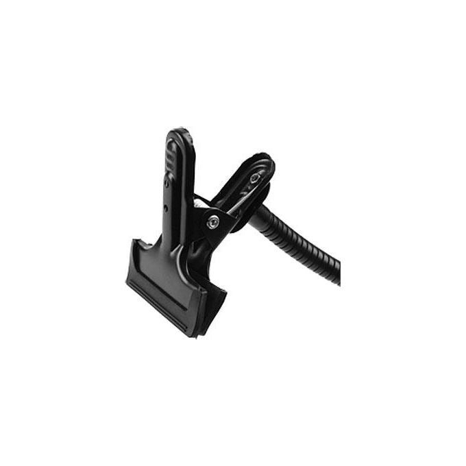 Walimex 16783 Collo di Cigno con Morsetto e Clip per Studio Lunghezza 53 cm Apertura Morsetto 5 cm Attacco 1-4 e 3-8 di Pollice colore Nero