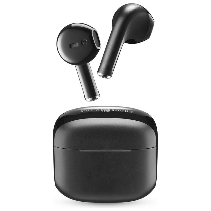Music Sound Auricolare Bluetooth Tws Swag Nero