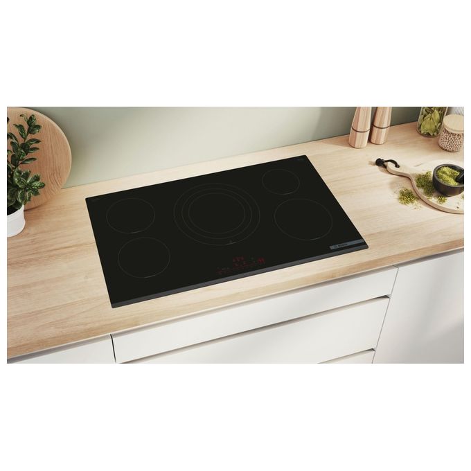 Bosch PIV931HC1E Serie 6 Piano cottura induzione 90 cm 5 zone DirectSelect PowerBoost Wi-Fi Home Connect colore Nero