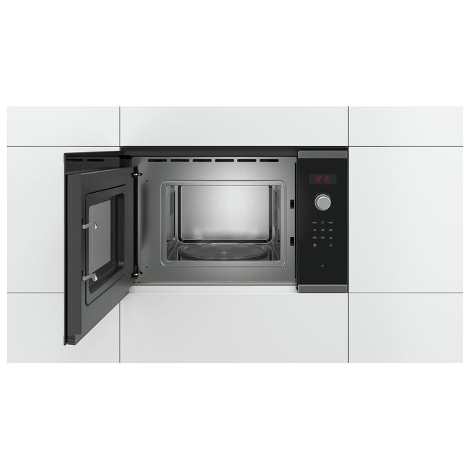 Bosch BFL523MS0 Serie 4 Forno a microonde da incasso 20 L 800 W Display LED 7 Programmi (38x59x32 cm) colore Nero