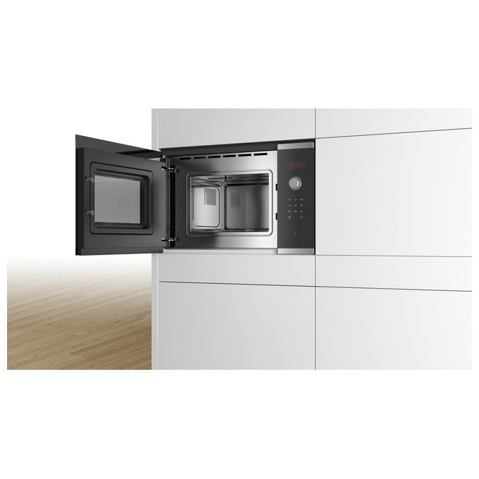 Bosch BFL523MS0 Serie 4 Forno a microonde da incasso 20 L 800 W Display LED 7 Programmi (38x59x32 cm) colore Nero
