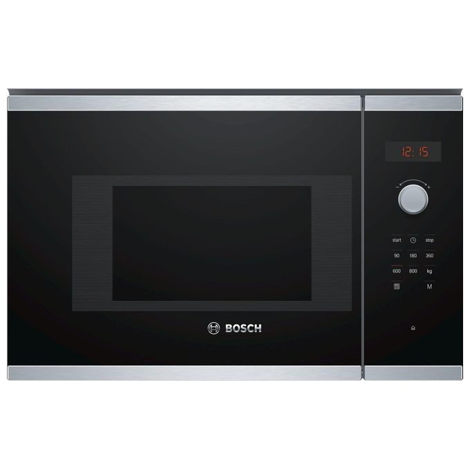 Bosch BFL523MS0 Serie 4 Forno a microonde da incasso 20 L 800 W Display LED 7 Programmi (38x59x32 cm) colore Nero