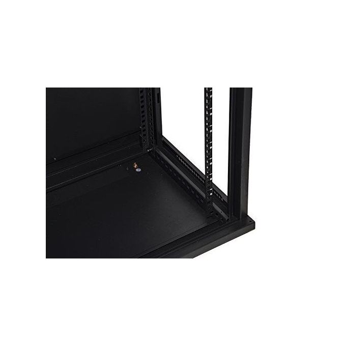 Link Accessori LK1909UNF – Armadio Rack 19'' 9U da parete, porta vetro temperato, chiusura a chiave, 50 Kg, 500x600x450 mm, colore Nero