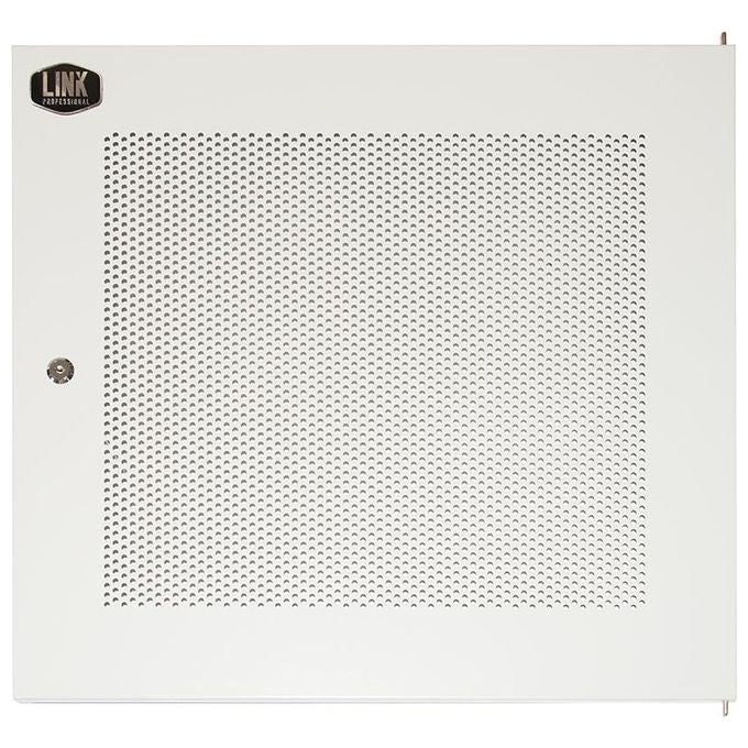Link porta metallo traforata con serratura per armadio Link 12u lk1912ugf grigio