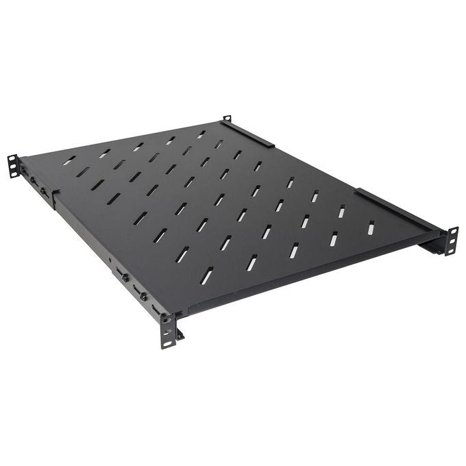 Link Accessori LKRIP650AN Mensola per Scaffale in Acciaio 19'' 650 mm Carico 120 Kg con 4 Agganci Allungabili colore Nero
